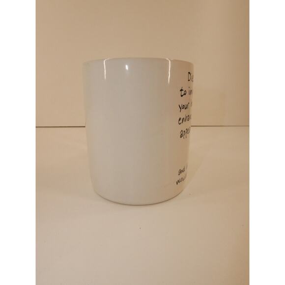 1988 Funny Shoebox Greetings Coffee Mug Cup Woman Dieting Appearance Warthog - Picture 3 of 9